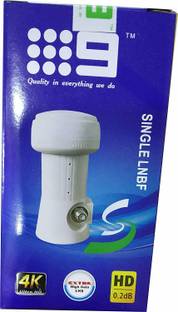MASE Universal KU-Band Single LNBF For DTH, Dish TV, Tata Sky, Airtel, Videocon, DTH Free To Air LNBF