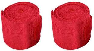 DreamPalace India Best Quality Stretchable (113 inches) Red Red Boxing Hand Wrap