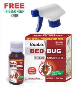 Green Dragon 'Raider' Bed Bug Killer Concentrate Make 600 Ml Ready to Use