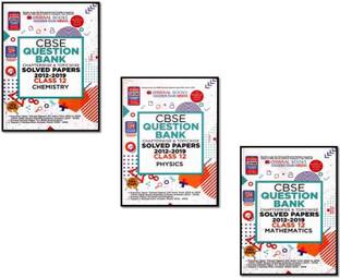 Oswal Cbse Class-12 3-Books (Maths. + Phy. + Chem.) Question Bank (Chapterwise & Topicwise Solved Papers 2012-2019) With 2020 Sample Paper