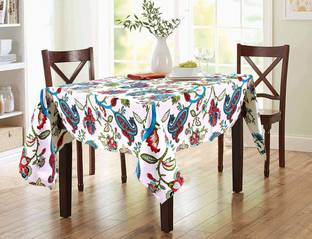 Miyanbazaz textiles Floral, Printed 4 Seater Table Cover