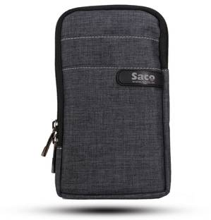 Saco Pouch for Multipurpose Holster belt Loop and Shoulder Straps Carry for Mobile, Earphone, Money and Cards