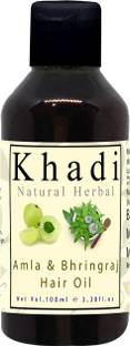 khadi natural herbal Bhringraj & Amla Hair Oil 100ml Hair Oil