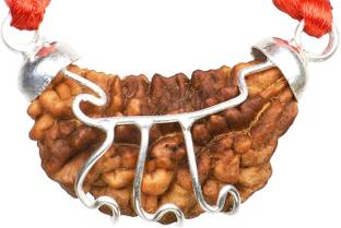 MORMUKUT 1 Mukhi Rudraksha Lab Certified Wood Locket