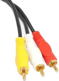 Fedus RCA Audio Video Cable 5 m 3RCA Male to 3RCA Male Stereo Audio Video Cable 5m