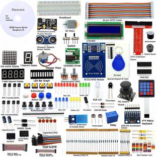 Electrobot RFID Starter Kit for Raspberry Pi 3, 2 Model B/B+, 40-Pin GPIO Board Educational Electronic Hobby Kit