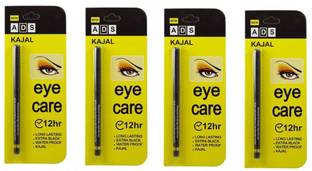 ads Kajal Waterproof Long-Lasting Pack of 4