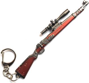 Swag Brother PUBG GodZilla Devil Skin Kar98 Sniper With 8x Scope Key Chain