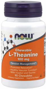 Now Foods L-Theanine 100 mg 90 Tablets
