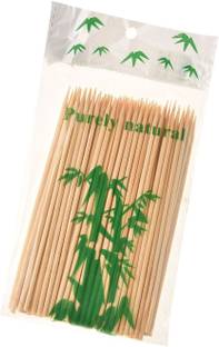 Amazin Glazin kebab stick, roast stick, Bamboo Skewers , Wooden barbecue Kebab Stick ,Disposable Wooden Roast Fork Set (100 sticks) Disposable Wooden Roast Fork Set