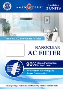 Nasofilters Nanoclean AC Filters | Make Your AC into Air Purifier Air Purifier Filter