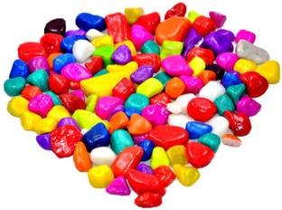 craftfry Multi-Colored Pebbles/gravels/Stone, 475g Marble Planted Substrate
