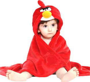BRANDONN Red Free Size Bath Robe