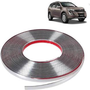 VOCADO 10 MM 20 Meter Chrome Diy Moulding Trim Strip For Window BumperXUV 500CSB3656 Car Beading Roll For Bumper, Grill and Garnish Cover, Window