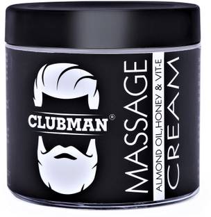 CLUBMAN Almond Oil, Honey & Vitamin-E Massage Cream For Men