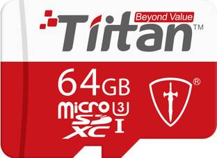 Tiitan Tiitan64GB Ultra 64 GB MicroSDXC UHS Class 3 300 MB/s  Memory Card Compatible with Mobile, Tablet, Camera