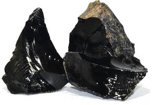 Healings4u Black Obsidian 50 gm Perfect for Natural,Vastu. Regular Asymmetrical Crystal Stone