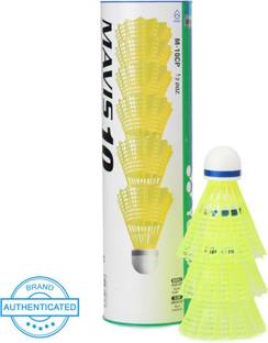 YONEX Mavis 10 Nylon Shuttle  - Blue, Yellow