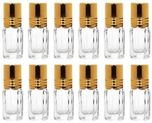 Rentra Empty Attar Glass Bottle 12 Pieces (3 ml) 3 ml Bottle