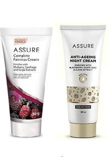 ASSURE COMBO PACK OF FAIRNESS CREAM AND ANTI AGING NIGHT CREAM