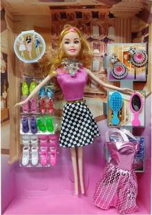 Tenmar Baby Fashion Doll With Shoes & Fashion Accessories Kit Play Set