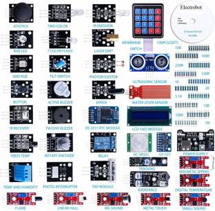 Electrobot Upgraded 37 in 1 Sensor Modules Kit for UNO R3 and Mega 2560 V2.0 Educational Electronic Hobby Kit
