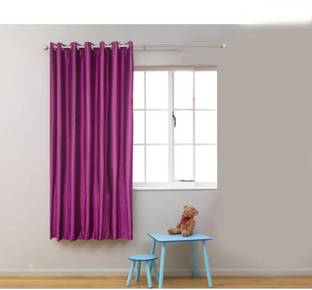 Styletex 151 cm (5 ft) Polyester Semi Transparent Window Curtain Single Curtain