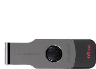 KINGSTON Data Traveler SWIVL 16 GB Pen Drive Compatible with Desktop Computer, Television, Laptop USB 3.0 Plastic Case