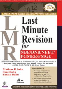 LMR Last Minute Revision for NBE/DNB/NEET/PGMEE/FMG  - lmr nbe dnb neet