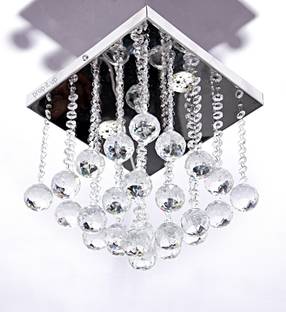Prop It Up Crystal Square Shape Small Size led Chandelier for Celling Chandelier Ceiling Lamp