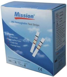 Mission HB (Hemoglobin) 50 Strips Ph Test Strip