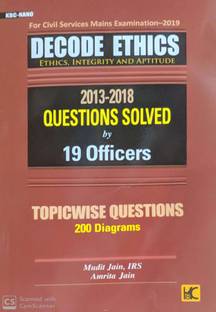 DECODE ETHICS 2013-2018 QUESTIONS SOLVED BY 19 OFFICERS