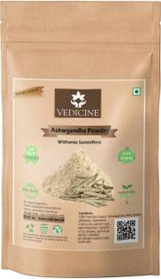 VEDICINE Bio Organic ASHWAGANDHA Root powder-Pack of 1