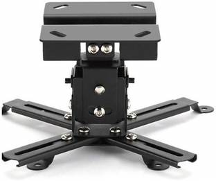 AlexVyan Original Certified Universal Heavy Duty - 2 feet to 3 feet Adjustable Projector Ceiling and Wall Mount Kit Bracket witgh Tilt Option- Black Projector Stand