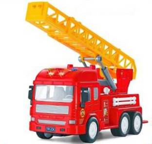 Ruby Fire Truck big size with light and music ( Multi color )