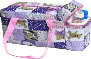 Vinsh Baby Diaper Bag Multi-Functional Use With 2 Bottles Holder Diaper Bag Diaper Bag