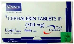 Virbac Lixen Tablets 300 mg For infection in Dogs Pet Health Supplements