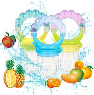 Mukky Fresh Fruit Vegetables Food Nibbler Cum Rattle Teether Rattle Teether