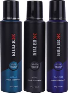 KILLER OCEAN-WAVE-CYCLONE Deodorant Spray  -  For Men