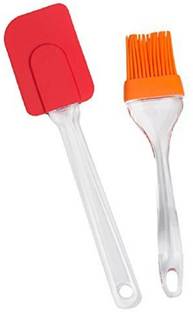 SEASPIRIT Silicone Spatula and Pastry Brush Set - Set of 1 (Multicolor) Kitchen Tool Set