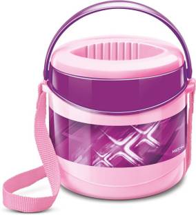MILTON Econa Deluxe Leak Proof Lunch Box for Office Keeps Food Fresh For Long hours 2 Containers Lunch Box