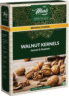 SHREE MURLI Walnut Kernels without shell Broken 500 gm (Pack of 250 grams x 2) Walnuts