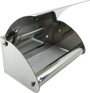 Rishikansh Stainless Steel Flip Bathroom Toilet Paper Holder Steel Toilet Paper Holder