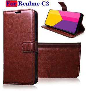 FARMAISH Flip Cover for Realme C2