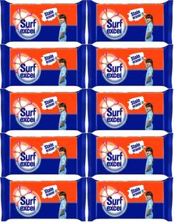 Surf excel STAIN ERASER BAR VALUE PACK 150 GM (pack of 10) Detergent Bar
