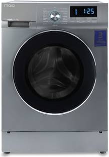 MarQ by Flipkart 8.5 kg Fully Automatic Front Load Washing Machine with In-built Heater Silver, Grey