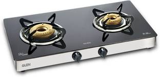 Glen 1021 GT Forged Burner High Flame Glass Manual Gas Stove