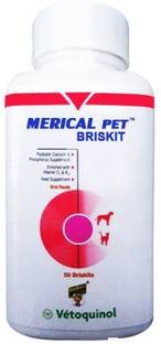 Vetoquinol Palatable Calcium & Phosphorus Supplement For dogs & Cats 60 Tab Pet Health Supplements