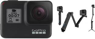 GoPro Hero7 (with 3 Way Mount) Sports and Action Camera