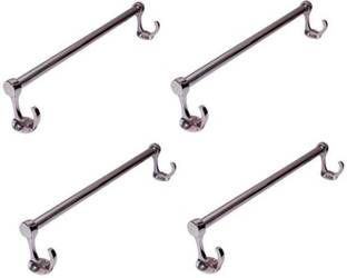 Rishikansh TOWEL ROD/ HOLDER 18 INCH (PACK OF 4) SILVER PLATED TO USE IN YOUR KITCHEN & BATHROOM FOR HANGING YOUR TOWEL 18 inch 1 Bar Towel Rod